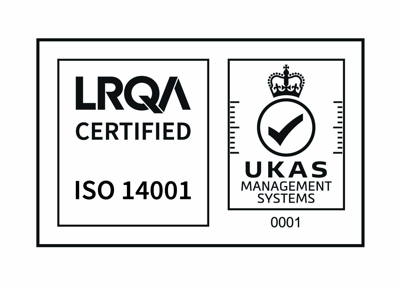 ISO 14001:2015 UKAS / LRQA