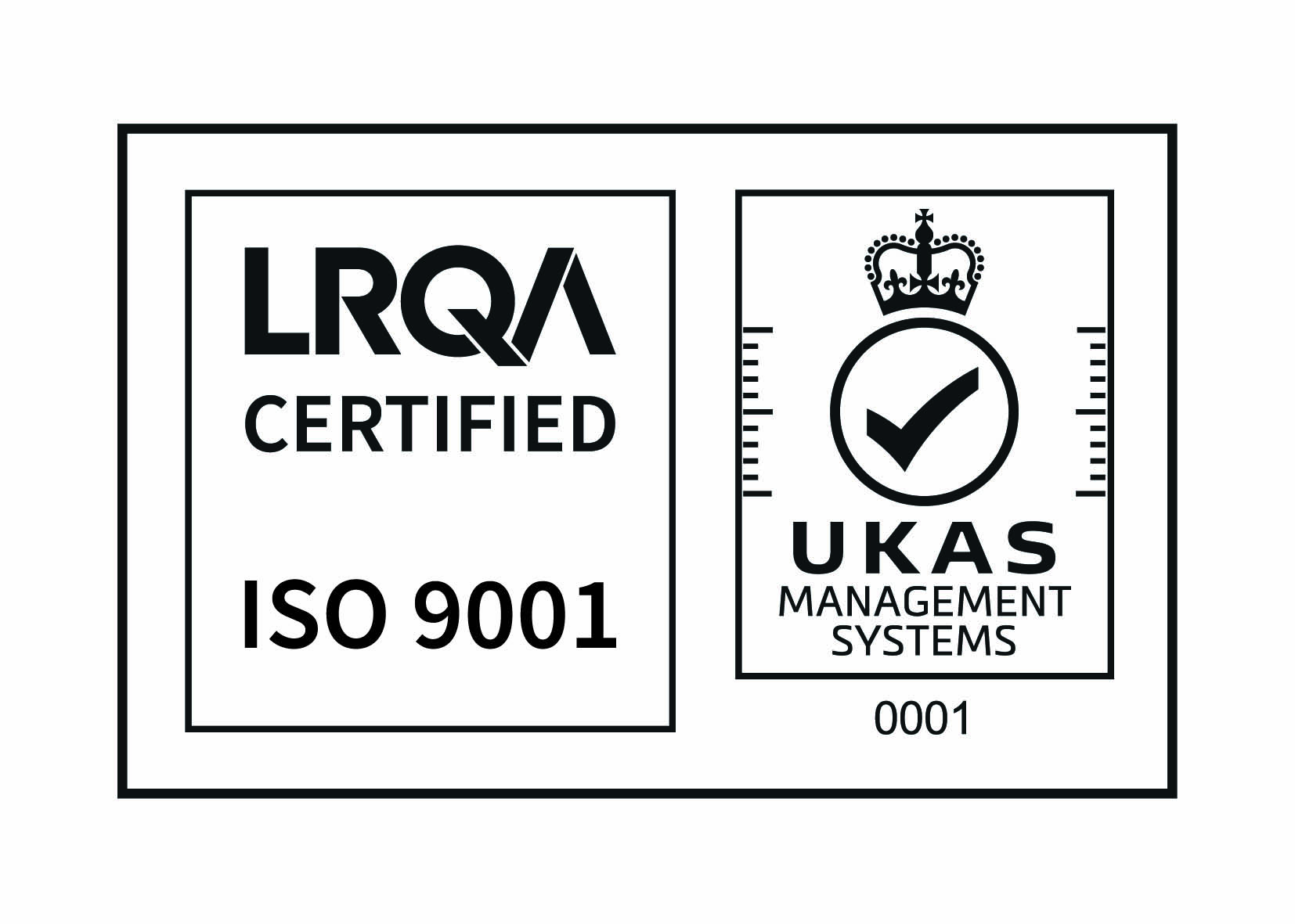 ISO 9001:2015 UKAS / LRQA
